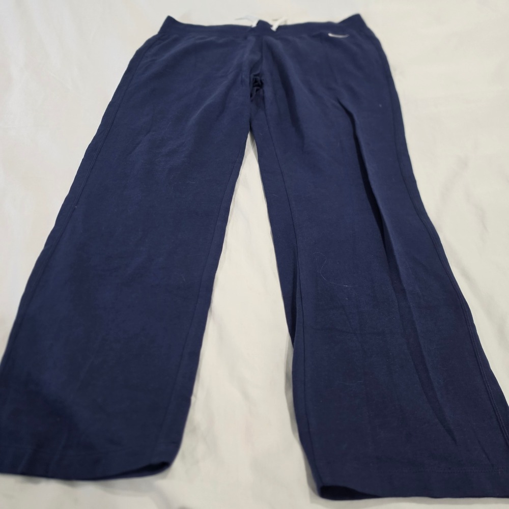 Nike Sweatpants Women XL Navy Blue Excellent Embroidered Logo 611721-410